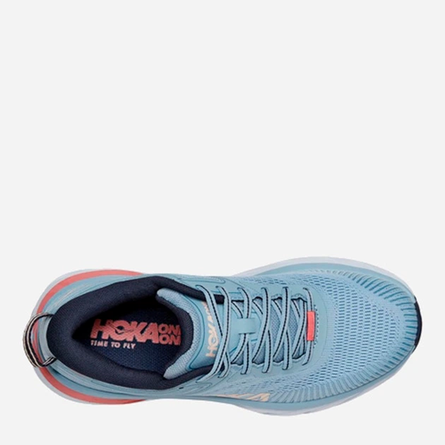 Buty do biegania w terenie damskie HOKA ONE ONE Bondi 7 1110519 38 2/3 Niebieskie (194715334878) - obraz 5