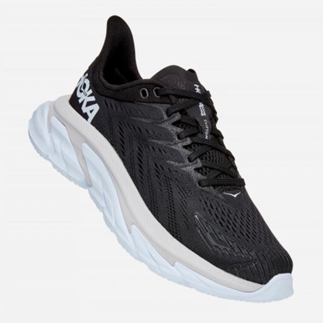 Жіночі кросівки для бігу HOKA ONE ONE Clifton Edge 1110511 38 Чорні (194715332287) - зображення 2