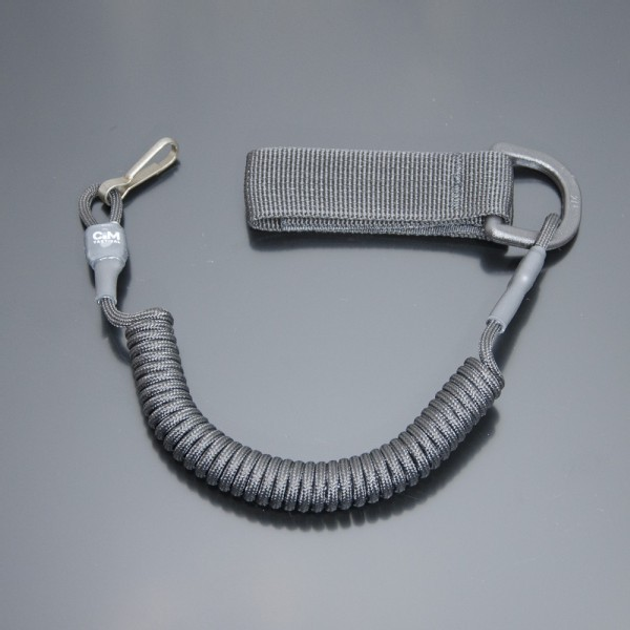 Страховочный шнур тактический с D-кольцом + карабин S04 B - изображение 1