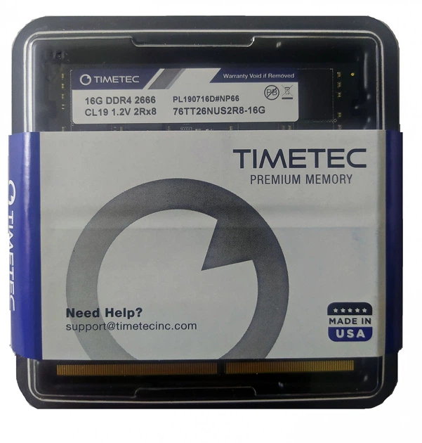 Для ноутбуков Timetec 32GB KIT(2x16GB) DDR4 2666MHz (DDR4-2666