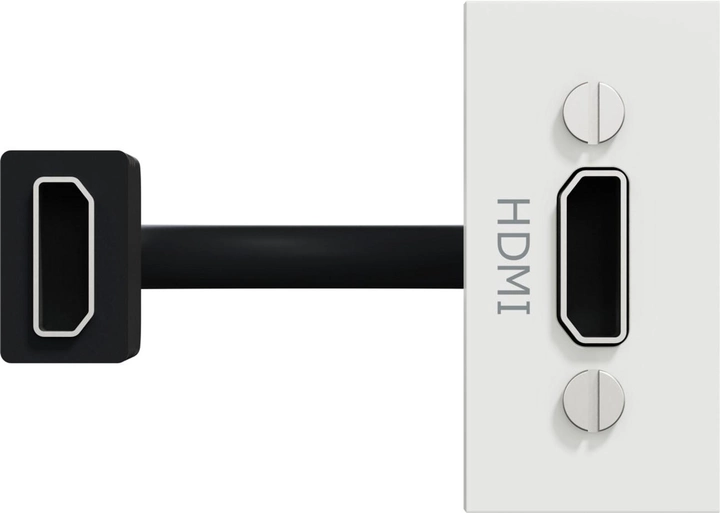  HDMI Schneider Electric Unica New 1 модуль Белая (NU343018 .