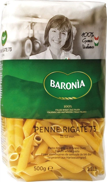 Паста Baronia Penne Rigate 500 г (8005709300736) – купить по низкой ...