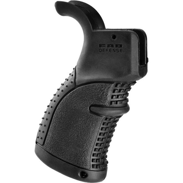 Рукоятка пистолетная FAB Defense прорезиненная для M16\M4\AR15 black (agr43b) - изображение 1