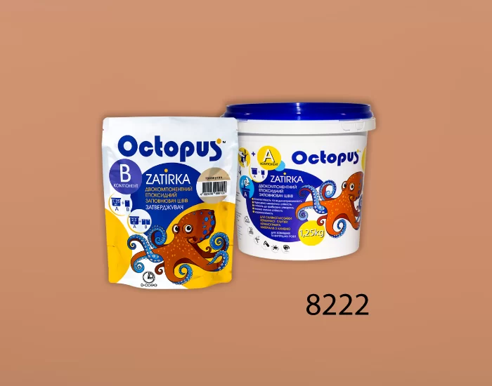 Затирка для плитки Octopus Zatirka 8222 епоксидна 1,25 кг - зображення 2