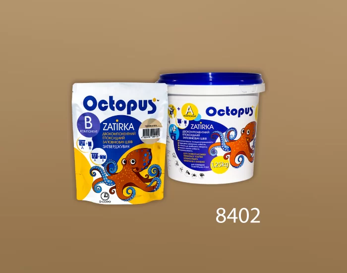 Затирка для плитки Octopus Zatirka 8402 эпоксидная 1,25 кг - изображение 2