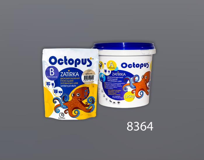 Затирка для плитки Octopus Zatirka 8364 эпоксидная 1,25 кг - изображение 2