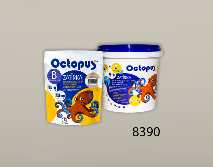 Затирка для плитки Octopus Zatirka 8390 эпоксидная 1,25 кг - изображение 2