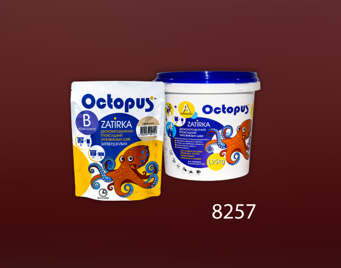 Затирка для плитки Octopus Zatirka 8257 эпоксидная 1,25 кг - изображение 2