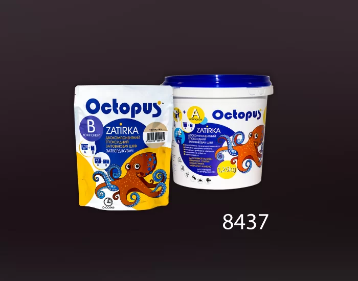 Затирка для плитки Octopus Zatirka 8437 эпоксидная 1,25 кг - изображение 2