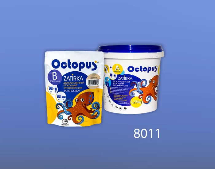 Затирка для плитки Octopus Zatirka 8011 эпоксидная 1,25 кг - изображение 2
