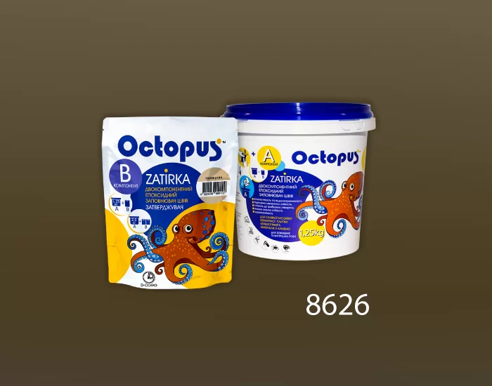 Затирка для плитки Octopus Zatirka 8626 эпоксидная 1,25 кг - изображение 2