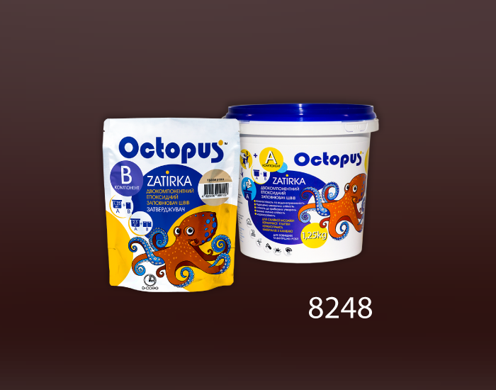 Затирка для плитки Octopus Zatirka 8248 эпоксидная 1,25 кг - изображение 2