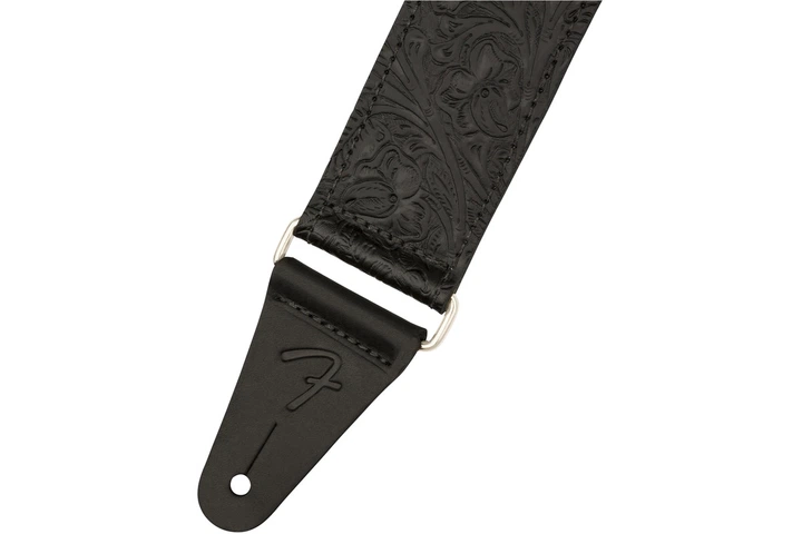Ремень гитарный FENDER 2" TOOLED LEATHER STRAP BLACK - Фото 2 Ремень гитарный FENDER 2" TOOLED LEATHER STRAP BLACK - изображение 2