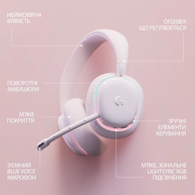 Наушники Logitech G735 Wireless Gaming Headset OFF WHITE (981