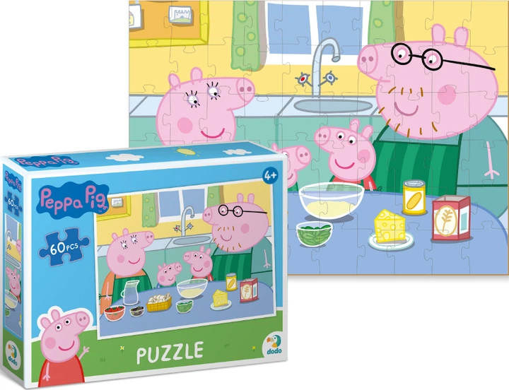Пазл DoDo Peppa Pig 60 элементов (200331) (4823115904829) - изображение 2