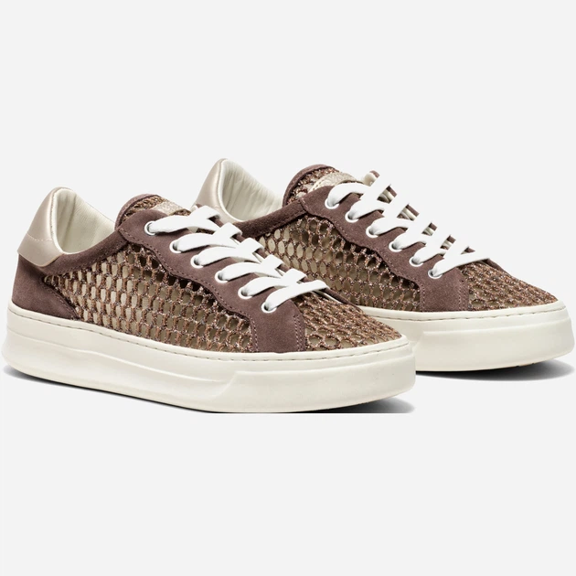Sneakersy damskie skórzane Crime London 25522PP2-68 37 Czekoladowe (8055741578143) - obraz 2
