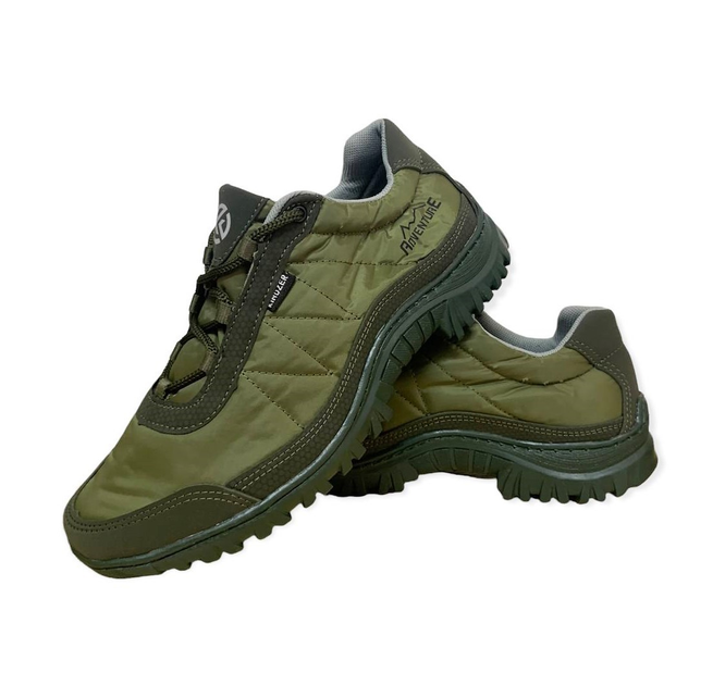 Кросівки чоловічі Kindzer демісезонні зелені тактичні 42 (ЮА-405) - зображення 2