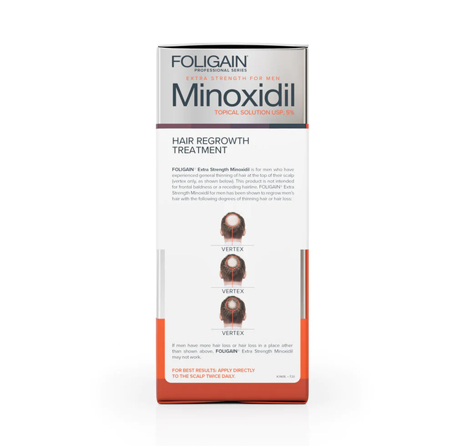 Foligain Minoxidil (миноксидил) лосьон от выпадения и для роста волос с ...