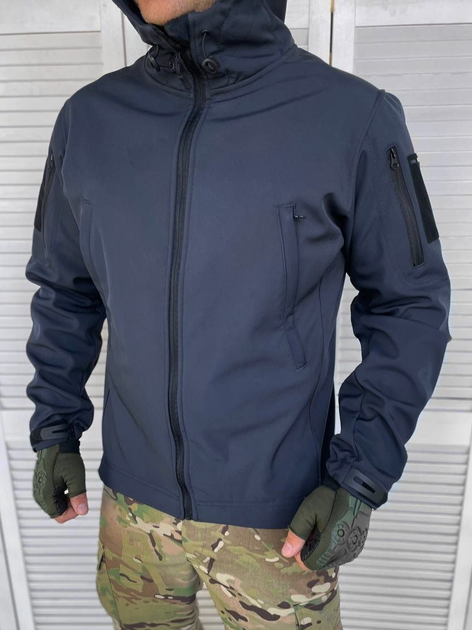 Куртка Soft Shell Navy Blue XL - зображення 1