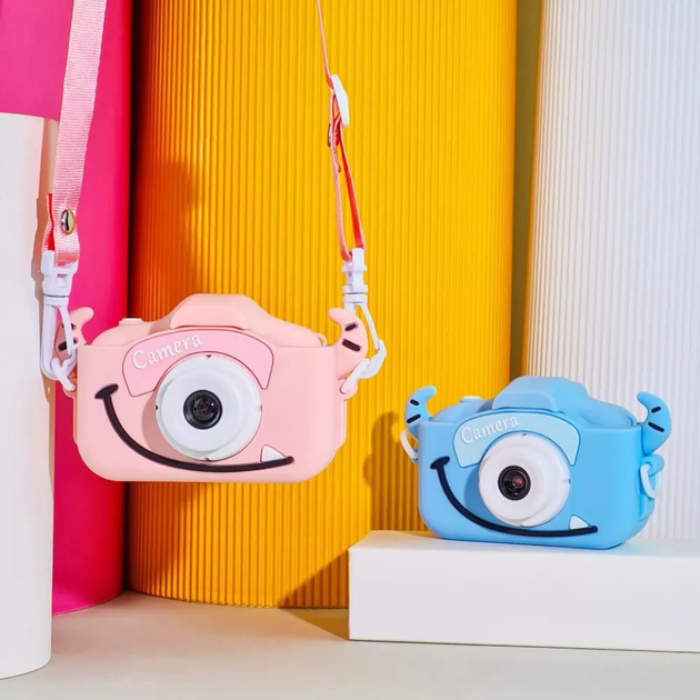 Камера для детей PRC Cartoon Monster Baby Camera (Blue) [69634] - изображение 3