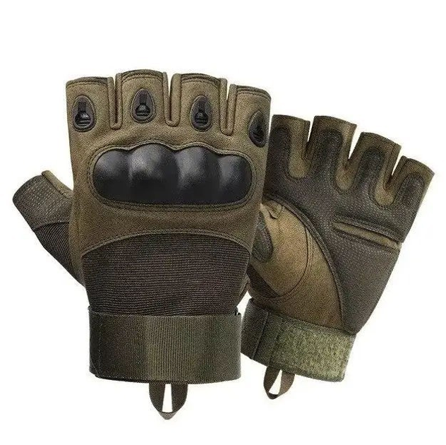 Перчатки тактические армейские беспалые Richyuan размер XL - изображение 2