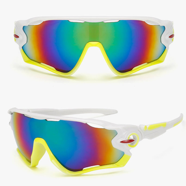 Очки велосипедные Robesbon Jawbreaker 9270 спортивные велоочки White ...