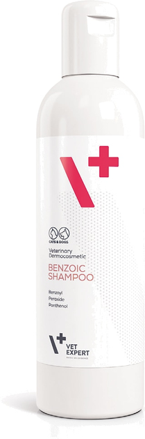 Антибактериальный противогрибковый VetExpert Benzoic Shampoo шампунь ...