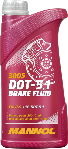 Жидкость тормозная Mannol MN DOT 5.1 0.5 л (MN3005-05) – низкие цены ...