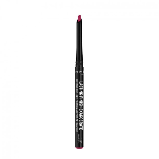 Kredka do ust Rimmel Lasting Finish Exaggerate 105 Mauve Spell (3616303004477) - obraz 3
