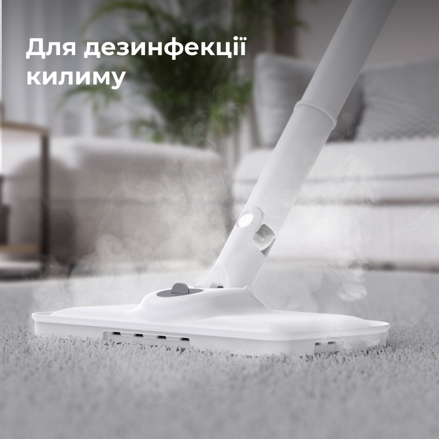 Пароочиститель AENO SM1 + Сменная насадка для пола для паровой швабры AENO SM1 (ASMFM1) в подарок - Фото 18 Пароочиститель AENO SM1 + Сменная насадка для пола для паровой швабры AENO SM1 (ASMFM1) в подарок - изображение 18
