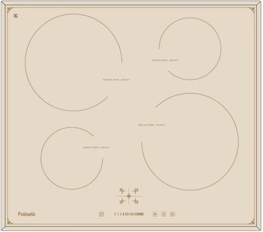 Індукційна варильна поверхня Fabiano FHI 19-44 VTC Lux Cream 8122.408.0433 - зображення 2