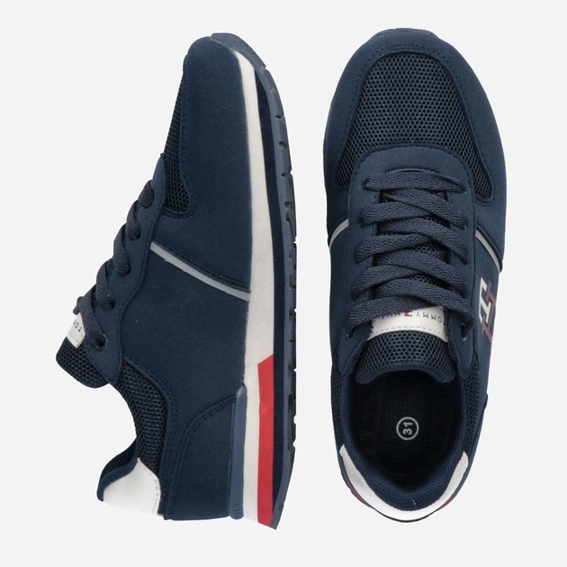 Підліткові кросівки для хлопчика Tommy Hilfiger T3B9-32492-1450800- 36 Сині (8052578002247) - зображення 4