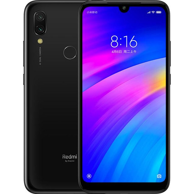 Мобильный телефон Xiaomi Redmi 7 4/64 Black Global Rom (F093 ...