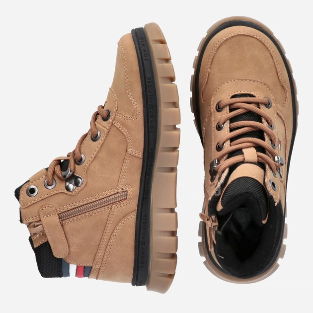 Trzewiki chłopięce Tommy Hilfiger T3B5-32517-1441524 33 Camel (8056380909619) - obraz 4