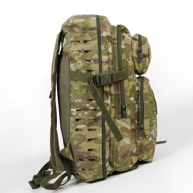 Універсальний рюкзак тактичний 45 літрів, військовий рюкзак водовідштовхуючий із щільної тактичної тканини - зображення 2