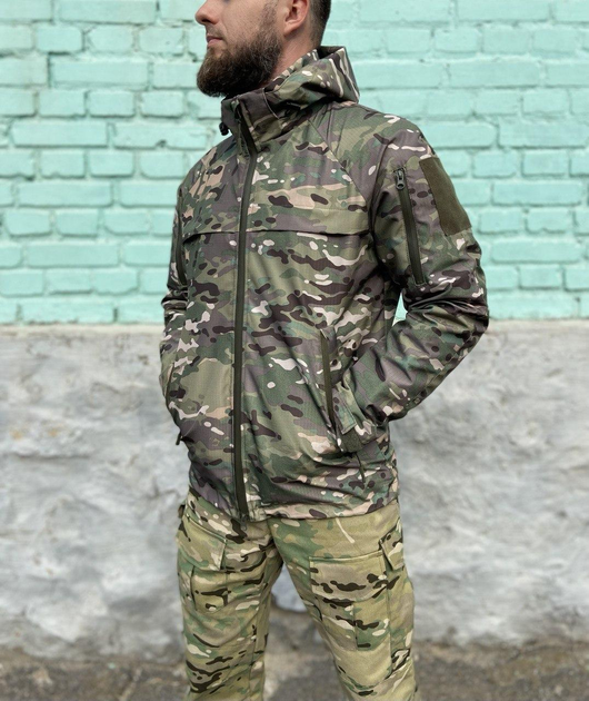 Військова тактична куртка Мультикам МТР (ripstop) 44-46 - изображение 2