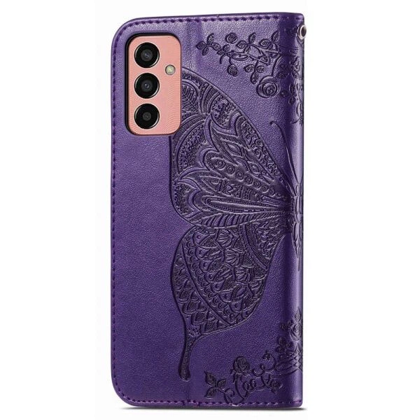 Чехол-книжка с рисунком UniCase Butterfly Pattern для Samsung Galaxy M13 (M135) - Purple - изображение 3