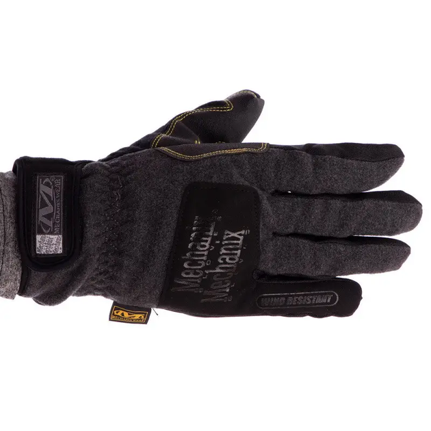 Закриті велосипедні рукавички тактичні теплі текстильні полювання (473151-Prob) М Чорні - зображення 2
