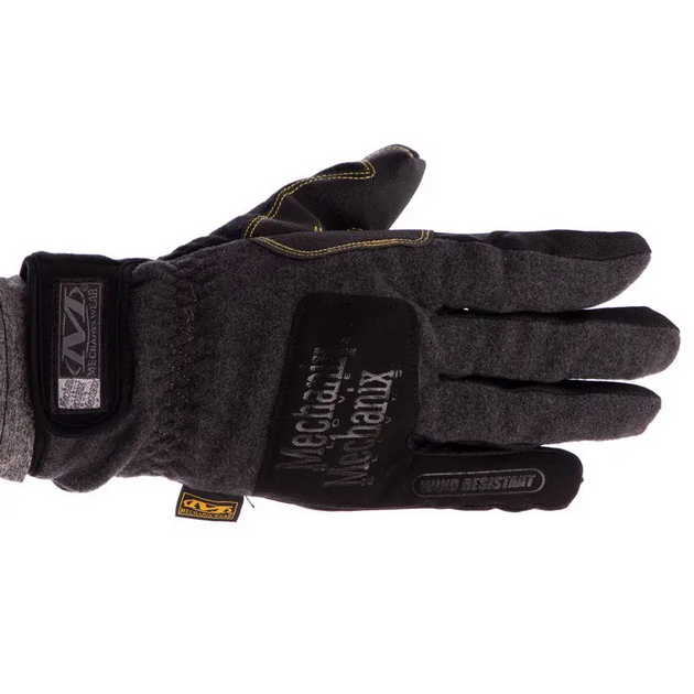 Закрытые велосипедные перчатки тактические теплые текстильные спорт охота (473149-Prob) ХL Чёрные - изображение 2