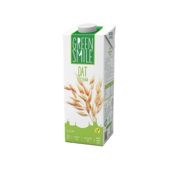 Напиток овсяный с кальцием 2.5% Green Smile 1л Люстдорф - Фото 1 Напиток овсяный с кальцием 2.5% Green Smile 1л Люстдорф - изображение 1
