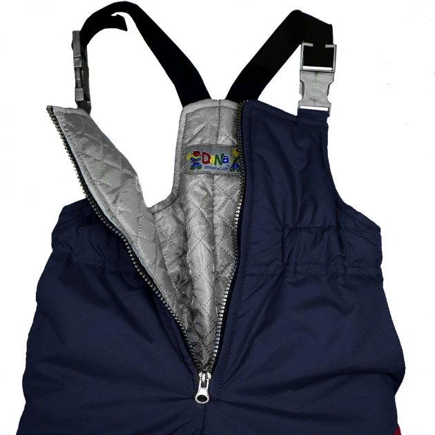 Теплый полукомбинезон для мальчика DaNa-kids 122-128 см синий (50124) - изображение 3