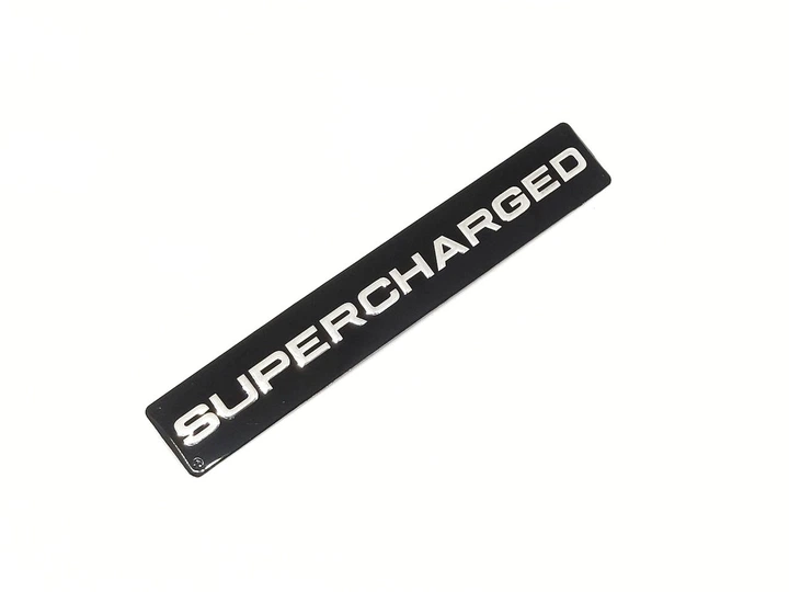 Емблема Supercharged Range Rover Шильдік на кришку багажника Range Rover Land Rover - зображення 2