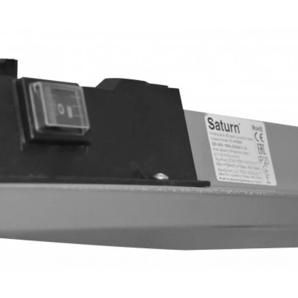 Конвектор электрический обогреватель 2 в 1 SATURN ST-HT8667К_G 2000 Вт 22м2 2 режима терморегулятор настенный/напольный черный - изображение 4