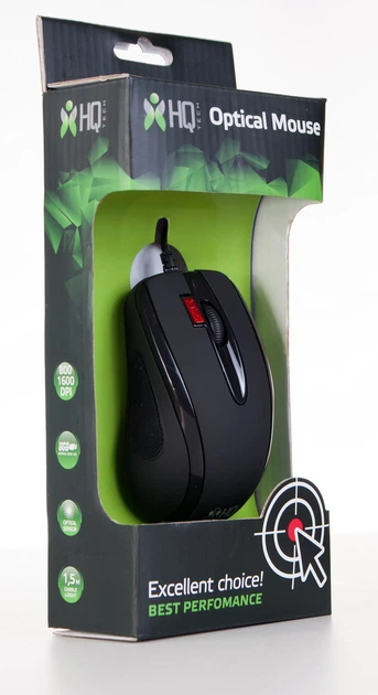 Мышь HQ-Tech HQ-MA6867 Black, USB, 2xClick, Optical 800DPI, Box - Фото 5 Мышь HQ-Tech HQ-MA6867 Black, USB, 2xClick, Optical 800DPI, Box - изображение 5