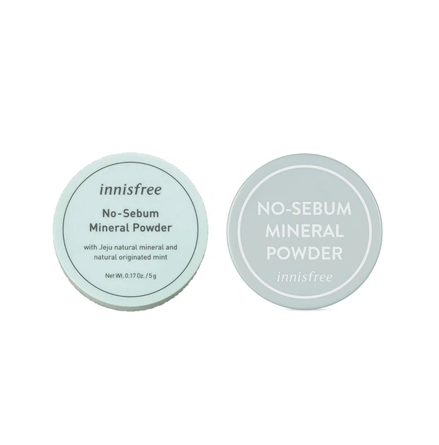 Мінеральна матуюча прозора пудра Innisfree No Sebum Mineral Powder 5g - зображення 4