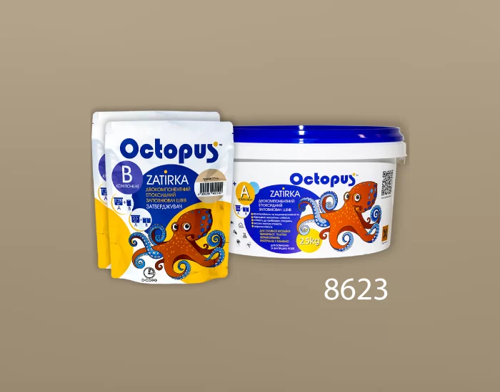 Затирка для плитки Octopus Zatirka 8623 эпоксидная 2,5 кг - изображение 2
