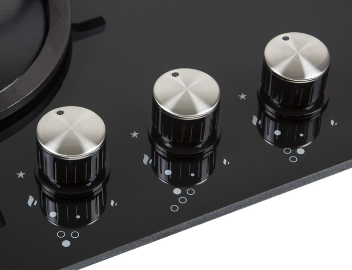 Варильна поверхня газова Ventolux HG430-G3G CS (BK) - зображення 4