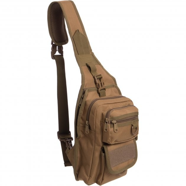 Рюкзак тактический патрульный однолямочный SILVER KNIGHT TY-184 10 л хаки - изображение 1