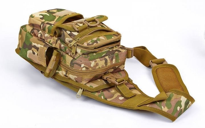 Рюкзак тактический патрульный однолямочный SILVER KNIGHT TY-184 10 л камуфляж - изображение 2