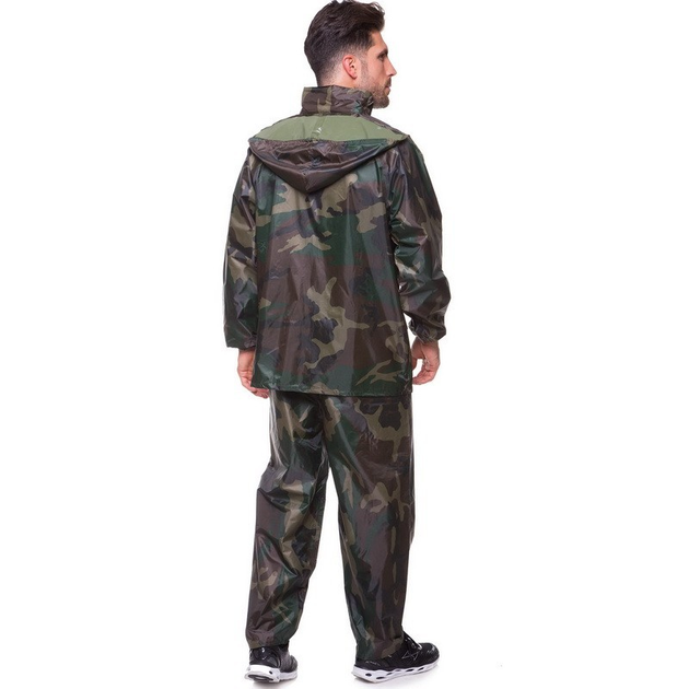 Дощовик-костюм SP-Sport 118-1 розмір XL-3XL камуфляж Woodland - зображення 2